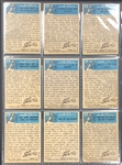 1956 Topps Elvis Presley Complete Set of Bubble Gum Cards (66) with High Grade Checklist Card #2