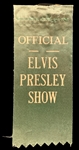 1957 “Official Elvis Presley Show” Badge Attributed to Honolulu Stadium Concert with Souvenir Photo Given Away on the USS <em>Matsonia</em> on the Cruise to Hawaii