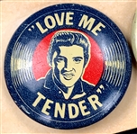 1956 Set of Six Elvis Presley Pinbacks