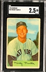 1954 Bowman #65 Mickey Mantle – SGC GD+ 2.5