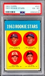 1963 Topps #537 Pete Rose (1963 Rookie Stars) – PSA EX-MT 6