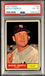 1961 Topps #300 Mickey Mantle – PSA EX-MT 6