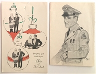 Elvis Presley's Hollywood Office Collection from the Trude Forsher Collection – 27 Pieces!