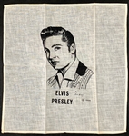 1956 Elvis Presley Pictorial Handkerchief – Lesser Seen NON-EPE Souvenir Scarf