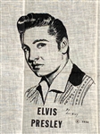 1956 Elvis Presley Pictorial Handkerchief – Lesser Seen NON-EPE Souvenir Scarf