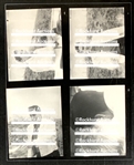 1961 Elvis Presley Tupelo Youth Center Photographs (15) on Four Contact Sheets – Eddie Fadal Estate