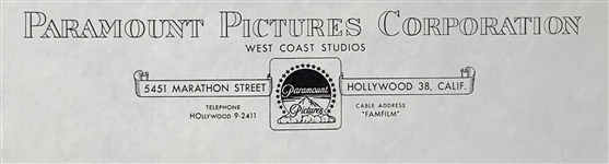 Film Studio Lot IDs and Stationary from Elvis Presley’s Offices at MGM and Paramount – From the Trude Forsher Archive