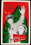 Colonel Tom Parker Signed 1958 Letter About Elvis Presley's 1958 Christmas Card (Plus a File Copy Example)