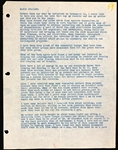 1956 Elvis Presley Press Bios Incl. Unreleased Files Copies and Testimonial from Actor Ernest Borgnine (3 Pieces)