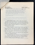 1956 Elvis Presley <em>LOOK</em> Magazine Article Manuscript by Trude Forsher Detailing September 1956 Recording Session 