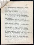1956 Elvis Presley <em>LOOK</em> Magazine Article Manuscript by Trude Forsher Detailing September 1956 Recording Session 