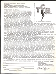 1950's-1970's Elvis Presley Fan Club Letters and Documents from Trude Forsher's Archive (9 Pieces)