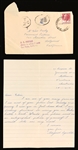1950's-1970's Elvis Presley Fan Club Letters and Documents from Trude Forsher's Archive (9 Pieces)