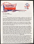 1958 Colonel Parker Signed Letter to Trude Forsher – A Long and Scathing Rebuke!