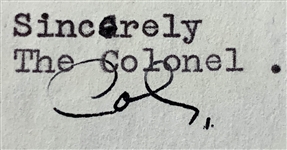 1959 Colonel Parker Signed Letter to Trude Forsher - “Happy New Year” Plus Forsher's Response Letter (2)