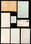 1950's Elvis Presley Secretary Trude Forsher Steno Pad and Message Pad Collection (4 Complete Pads and 21 Sheets)