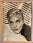 1950s Glamour Shot of Elvis Presleys <em>Loving You</em> Co-Star Lizbeth Scott Plus Trude Forsher Steno Pad with Letter to Scott