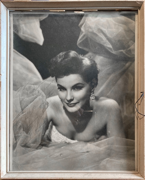 Debra Paget Signed Photo Inscirbed to Trude Forsher – Elvis Presleys <em>Love Me Tender</em> Co-Star and Response Letter from Forsher (2)