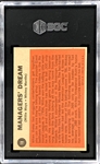 1962 Topps #18 Managers' Dream (Mickey Mantle/Willie Mays) – SGC EX-NM+ 6.5