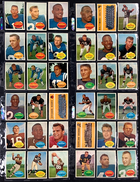 1960 Topps Football Complete Set (132)