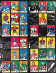 1969 Topps Football Near Set (244/263) Plus Duplicates (332)
