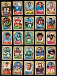 1970 Topps Football Near Set (225/263) and 1972 Topps Football Partial Set (231/351) PLUS 487 EXTRA CARDS!