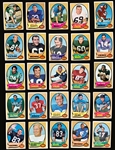 1970 Topps Football Near Set (225/263) and 1972 Topps Football Partial Set (231/351) PLUS 487 EXTRA CARDS!
