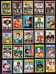 1970 Topps Football Near Set (225/263) and 1972 Topps Football Partial Set (231/351) PLUS 487 EXTRA CARDS!