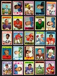 1970 Topps Football Near Set (225/263) and 1972 Topps Football Partial Set (231/351) PLUS 487 EXTRA CARDS!