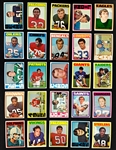 1970 Topps Football Near Set (225/263) and 1972 Topps Football Partial Set (231/351) PLUS 487 EXTRA CARDS!