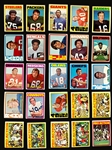 1970 Topps Football Near Set (225/263) and 1972 Topps Football Partial Set (231/351) PLUS 487 EXTRA CARDS!