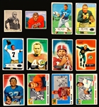 1940s-1970s Topps, Bowman and Fleer Football Shoebox Collection (314) - Including Bart Starr, Roger Staubach, Walter Payton and Fran Tarkenton Rookie Cards Plus Many HOFers and Stars