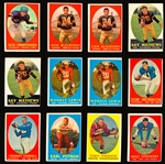 1958 Topps Football Partial Set (89/132) Plus Duplicates (60)