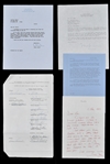 Actor Signed Collection Incl. Fred MacMurray, Charles Coburn, Ginger Rogers, Jane Russell, Ginger Rogers and Others (12 Total Pieces) (BAS)