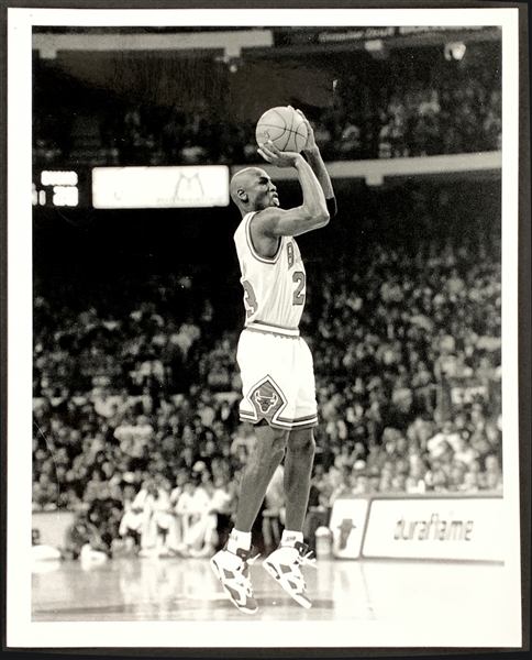1991 Michael Jordan Original Photograph from <em>Time/Life</em> Courtside Photographer Stephen Green
