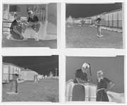 Group of Seven 1954 Stan Musial Medium Format Negatives from <em>The American Weekly</em>