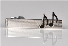 Elvis Presley Owned Musical Note Cuff Links and Tie Clip Given to Tommy Young – Plus Tommy's Own Cuff Links Repaired by Gladys Presley!*
