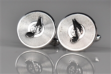 Elvis Presley Owned Musical Note Cuff Links and Tie Clip Given to Tommy Young – Plus Tommy's Own Cuff Links Repaired by Gladys Presley!*