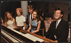 Elvis Presley and Richard Nixon Signed 1970 White House Meeting” Display (BAS)
