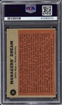1962 Topps #18 Manager's Dream – PSA EX 5 – Mickey Mantle and Willie Mays