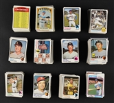1972-1980 Baseball Shoebox Collection of 2,663 Cards with Many Hall of Famers