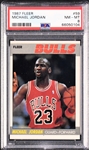 1987, 1988 and 1989 Fleer Basketball Complete Sets (3) with 1987 Fleer #59 Jordan – PSA NM-MT 8