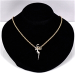 1970s Elvis Presley Owned and Worn Diamond  Encrusted “TCB” Necklace Given to Detective  John O’Grady