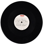 1976 Elvis Presley’s Personal Acetate For “Hurt” and “For the Heart” Recorded at the Jungle Room Sessions - Gifted to a Denver Police Officer