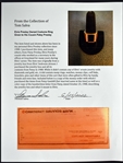 1960s Elvis Presley’s Onyx and Gold Colored Ring Gifted to His Cousin Patsy Presley