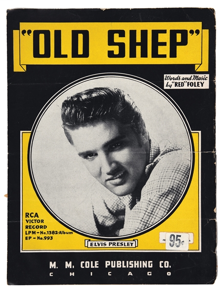 Intriguing Collection of Letters, Drafts, Notes and Manuscripts Relating to Elvis Presley’s September 1956 Recording Sessions (45 Total Pages) Plus “Old Shep” Sheet Music