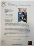 Early 1970s “ELVIS NOW IN PERSON” Concert Canvas Banner