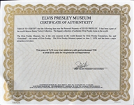 Elvis Presley “TCB” Letterhead – Elvis' More Rare Executive Style Letterhead