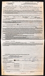 1977 Elvis Presley Tour Contract with J.D. Sumner & The Stamps - His Second to Last Tour