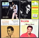 Collection of 20 Elvis Presley 45s with Picture Sleeves Incl. Suspicious Minds